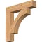 Ekena Millwork Westlake Block Smooth Bracket, Western Red Cedar, 5 1/2"W x 32"D x 32"H BKT06X32X32WTL05SWR - alternate 1